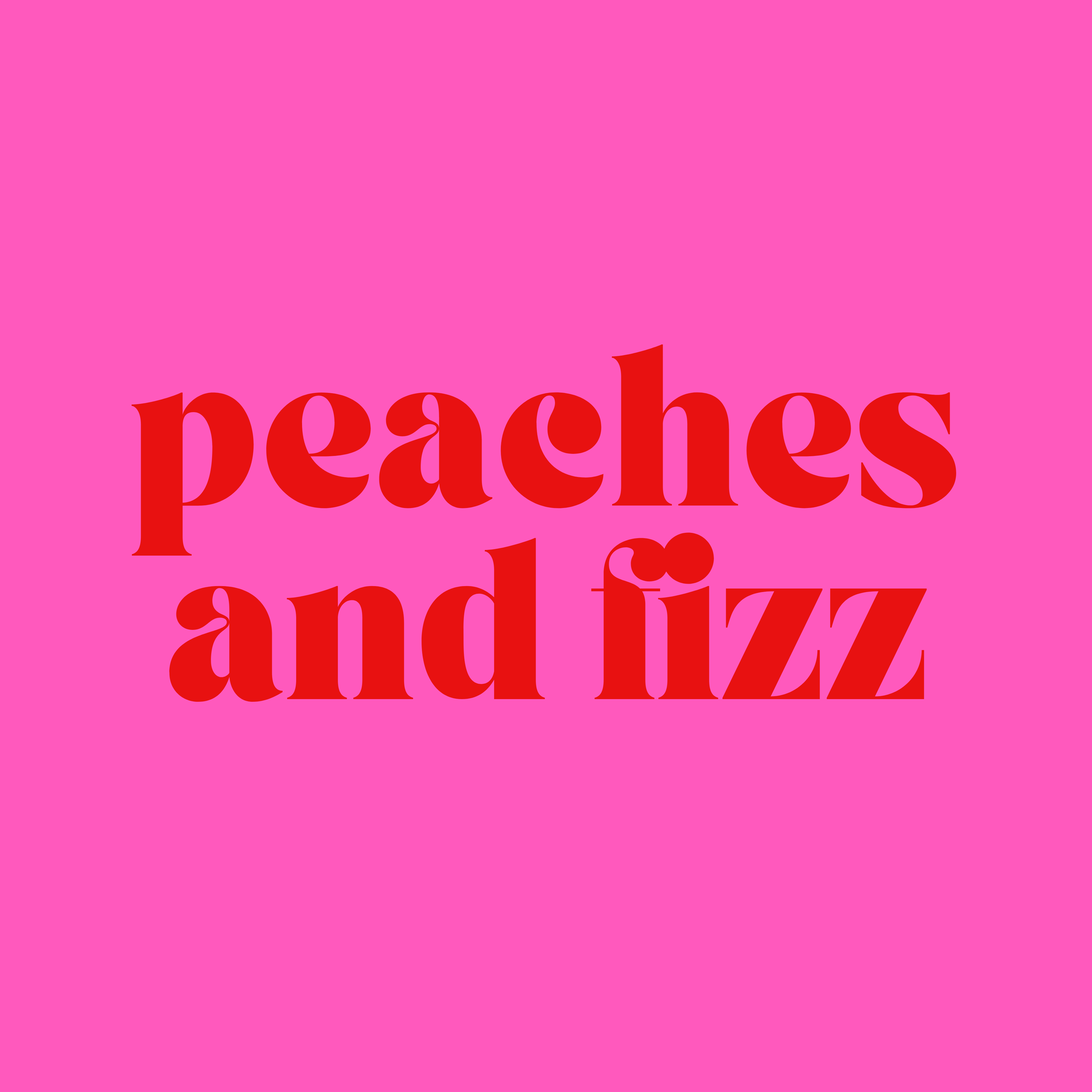 Peaches and Fizz